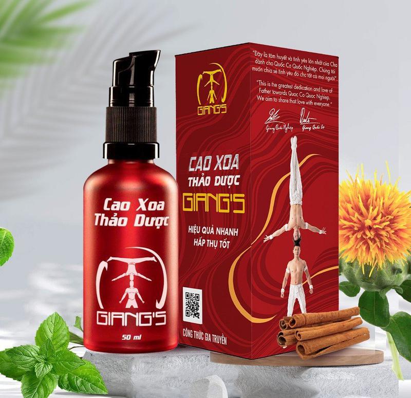 CAO XOA THẢO DƯỢC GIANG'S HIỆU QUẢ NHANH - HẤP THỤ TỐT 