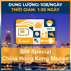 SIM Trung Quốc Hong Kong Macao - Vào được TikTok