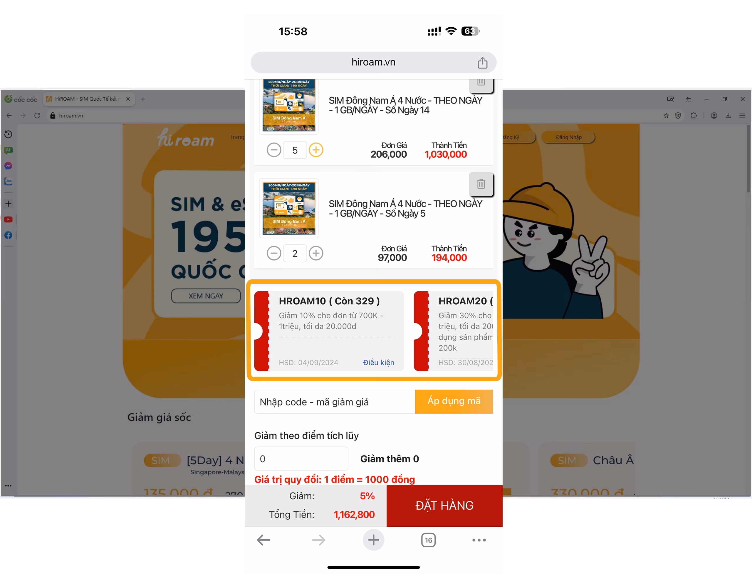Hướng dẫn đăng ký thành viên nhận Voucher giảm giá