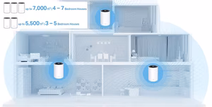 TP-Link Deco X68 Mesh WiFi 6 - Hệ Thống Tri-Band AX3600, AI-Driven Mesh