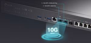 Router VPN Omada TP-Link ER8411 | 10Gbps | Bảo Mật Cao, Hiệu Suất Mạnh Mẽ