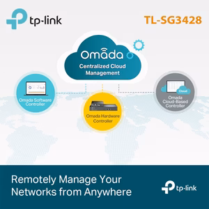 Switch Managed L2+ JetStream TP-Link TL-SG3428 | 24 Port RJ45 1G | 4 SFP