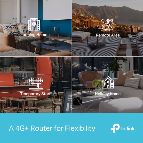 Bộ Phát Wifi 4G TPLink MR600 - Tốc Độ LTE CAT6 300Mbps, Chuẩn AC 1200