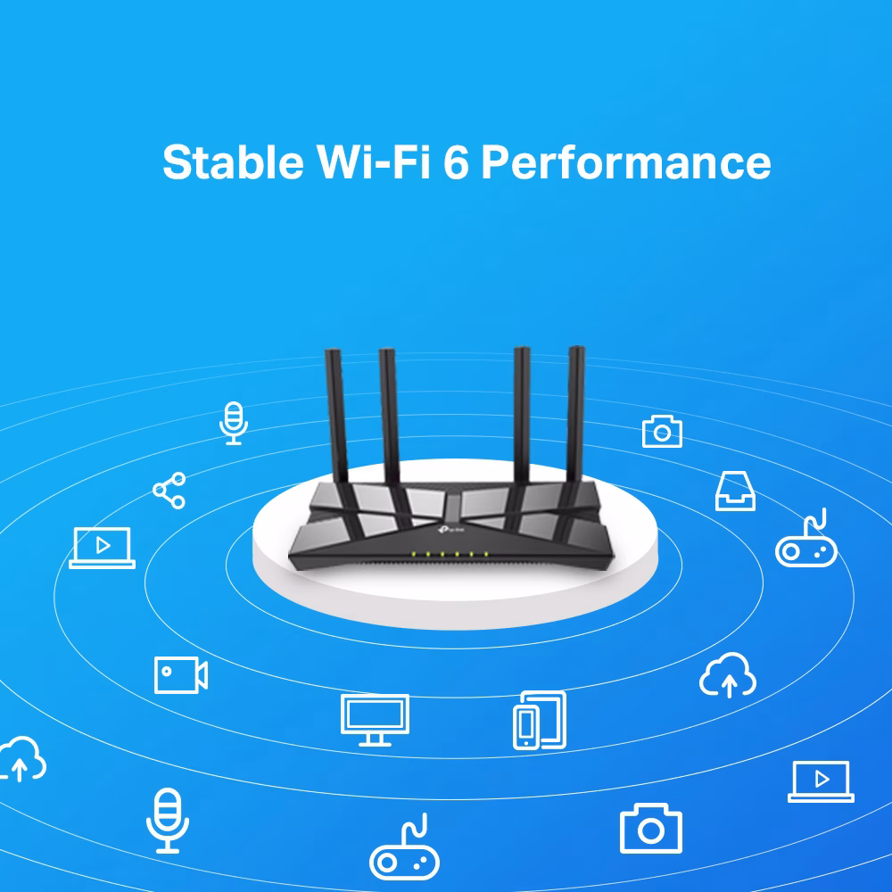 Router Wi-Fi 6 TP-Link Archer AX10 | Băng Tần Kép AX1500