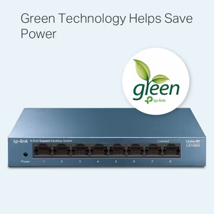 TP-LINK LS108G | Switch Để Bàn 8 Cổng Gigabit - Vỏ Kim Loại Bền Bỉ