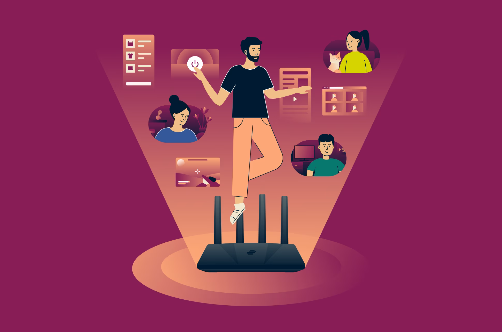 Bộ Phát Wifi6 AX1800 Aircove ExpressVPN - Đổi IP Chuyên Nghiệp