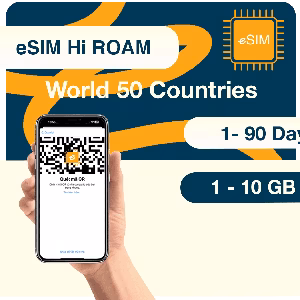 eSIM Châu Âu 53 Nước