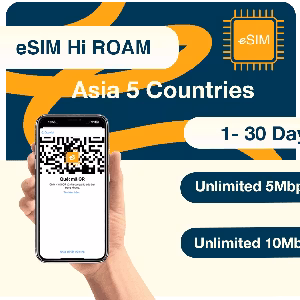 eSIM 5 Nước Đông Nam Á Unlimited