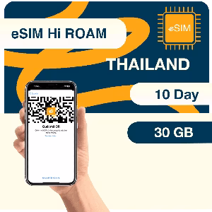 eSIM Thái Lan AIS 30GB - 10 DAY Unlimited 384kbps