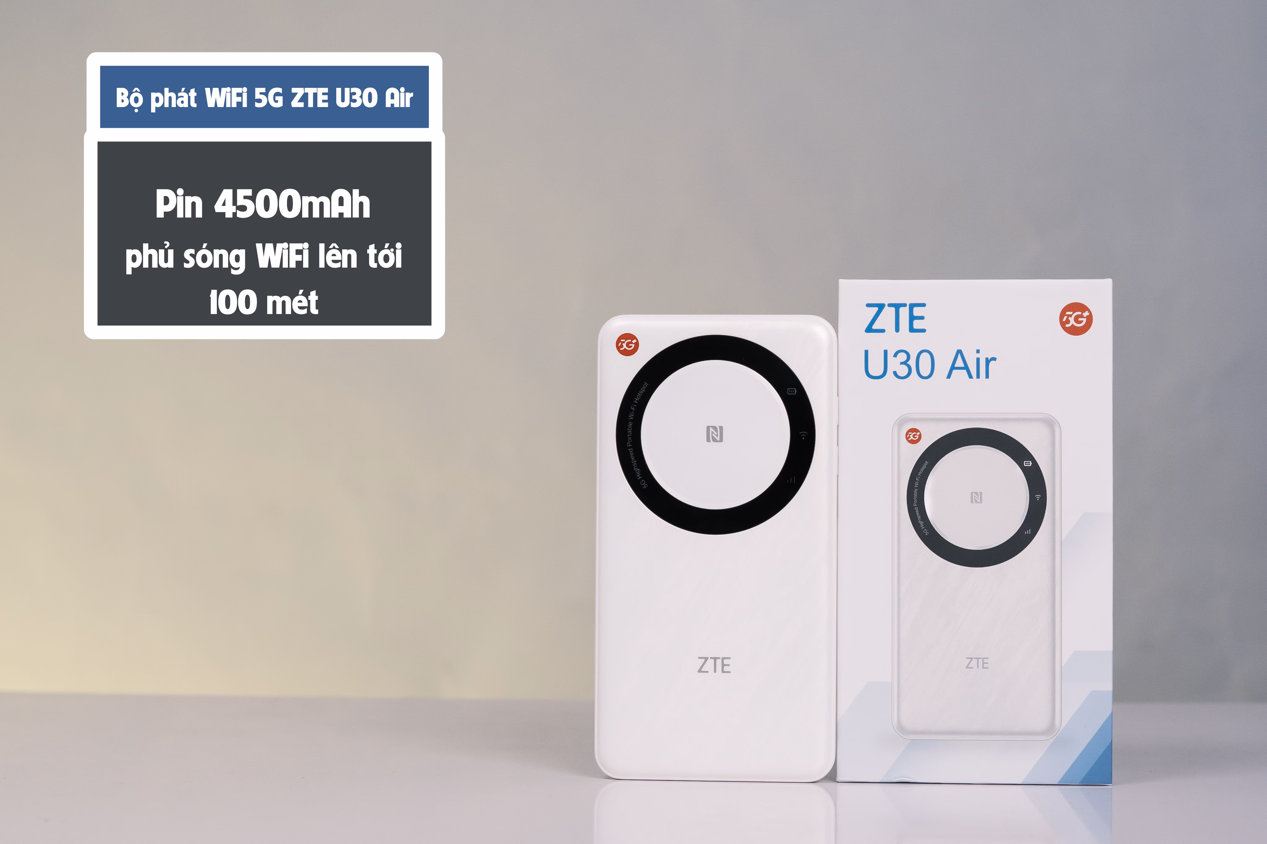 Bộ phát WiFi 5G ZTE U30 Air tốc độ 867Mbps