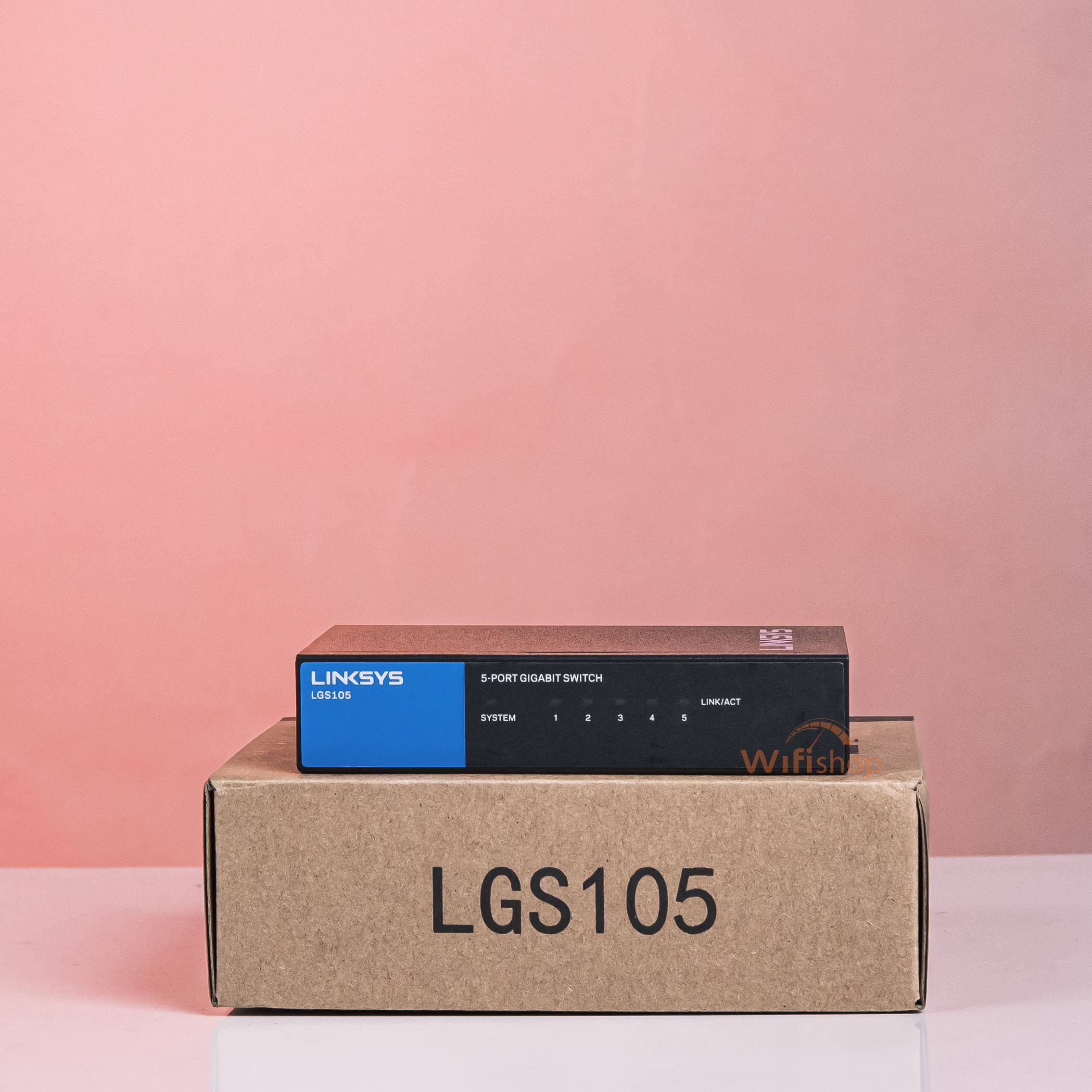 Switch Linksys LGS105 5-Port Vỏ Thép