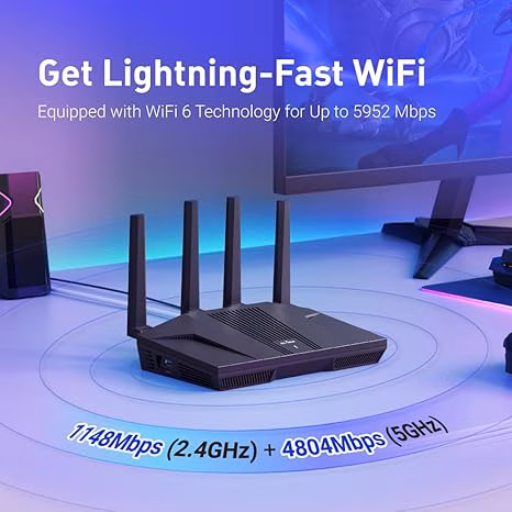 Bộ Phát Wifi6 GL.iNet GL-MT6000 AX6000 - Router VPN