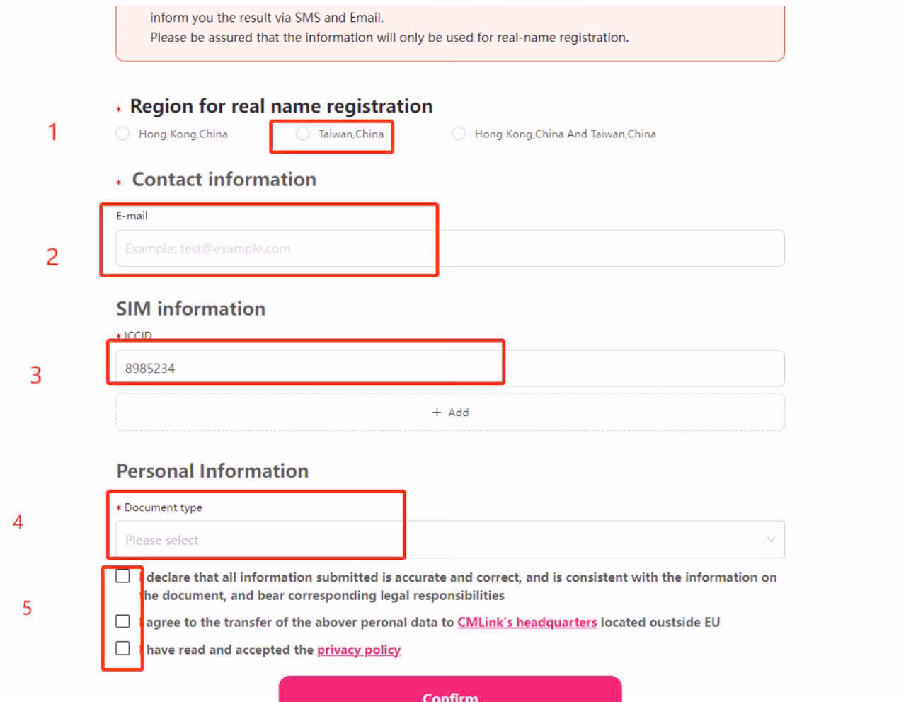 Xác thực KYC khi đến ĐÀI LOAN