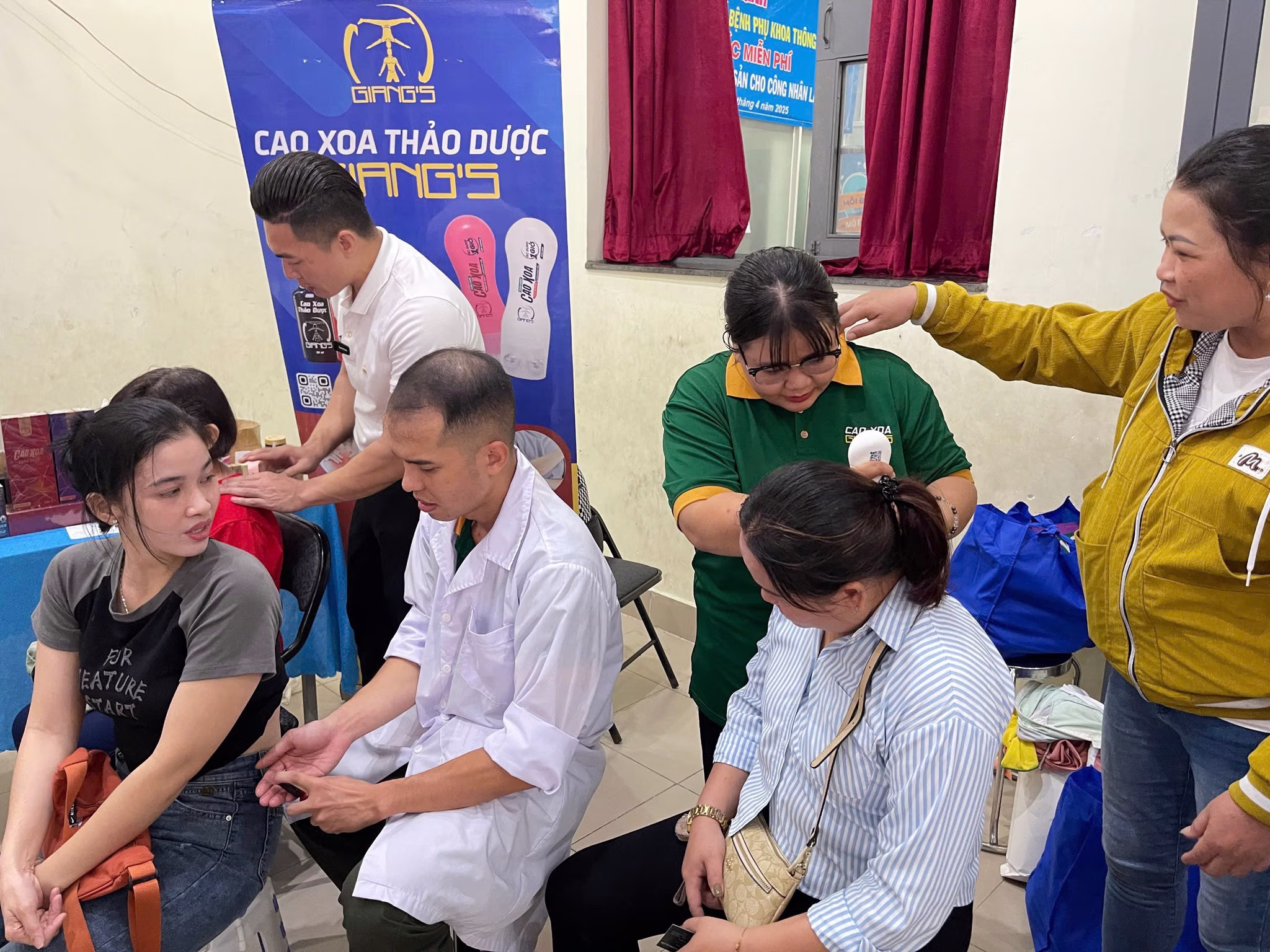 CAO XOA THẢO DƯỢC GIANG'S ĐỒNG HÀNH CÙNG SỨC KHỎE NGƯỜI LAO ĐỘNG