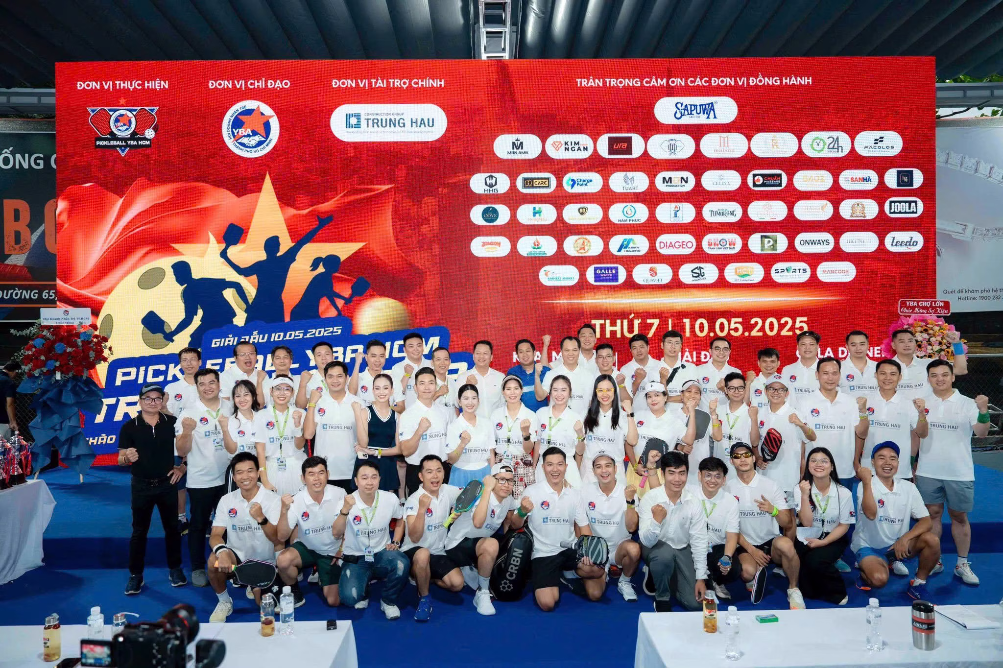 GIẢI PICKLEBALL YBA HCM 2025 – TRUNG HẬU CUP: GIANG’S ĐỒNG HÀNH VỚI VAI TRÒ NHÀ TÀI TRỢ BẠC