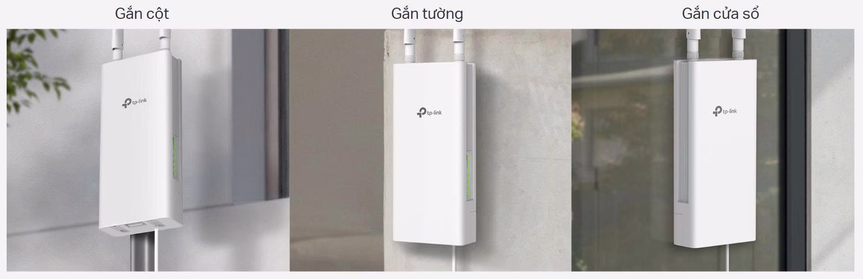Bộ Phát WiFi Ngoài Trời 4G Tốc Độ 300 Mbps - TPLINK TL-MR100 Outdoor