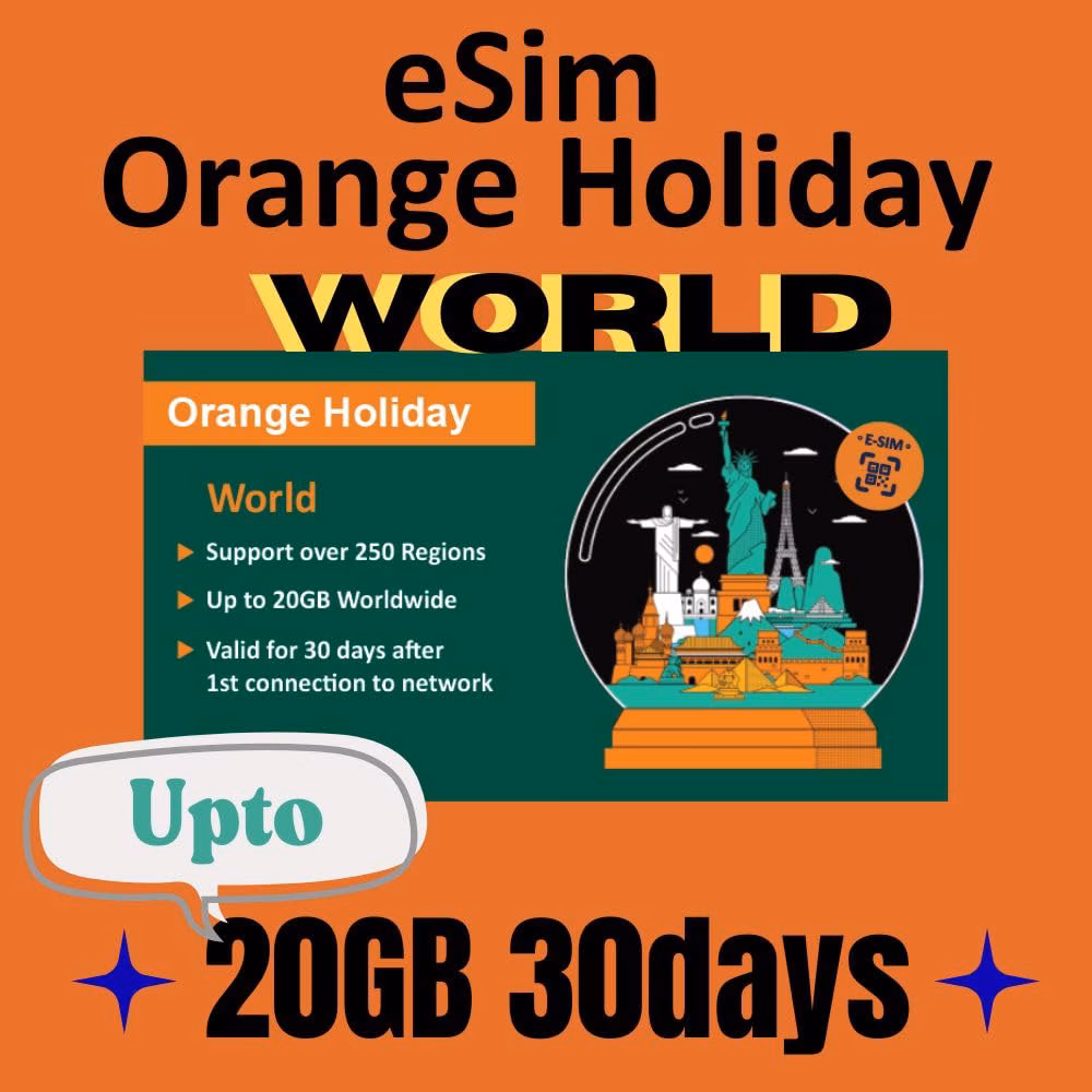 eSIM Orange World Global 20GB